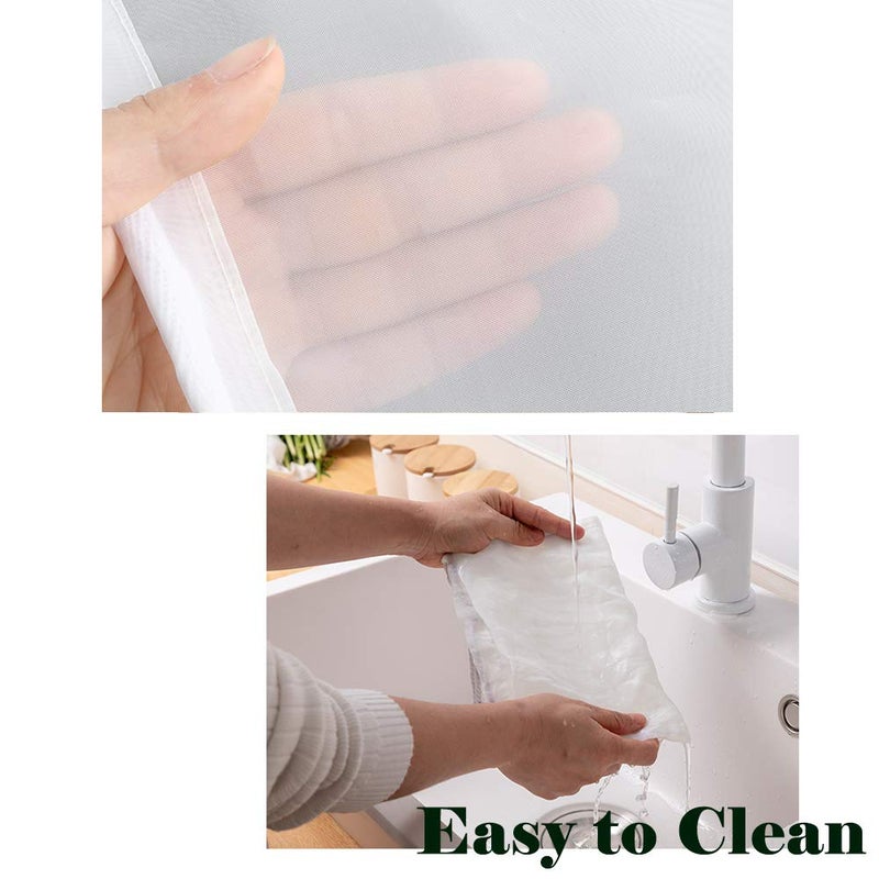 QTECLOR Nut Milk Bag for Straining - Reusable Fine BPA-Free Strainer Bag, Cheesecloth Unbleached Bag, Yogurt Strainer, Juice Filter& Cold Brew Coffee Filter,Washable Reusable Almond Strainer (9"X12", 2Pcs) - Image 4
